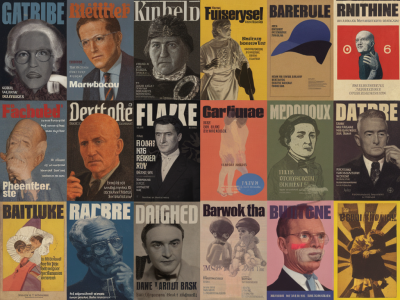 collage-techniken: alte zeitschriften in zeitgemäße poster übersetzen