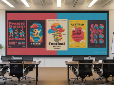 wie du ein festivalposter in fünf varianten für unterschiedliche zielgruppen entwickelst (farben, typografie, skalierung)