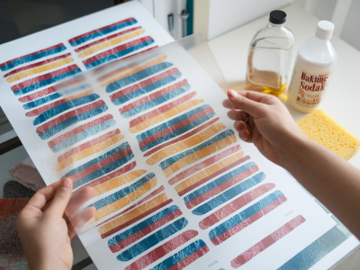 wie du transparente folie und einfache hausmittel nutzt, um mehrfarbige risograph‑effekte zuhause zu simulieren