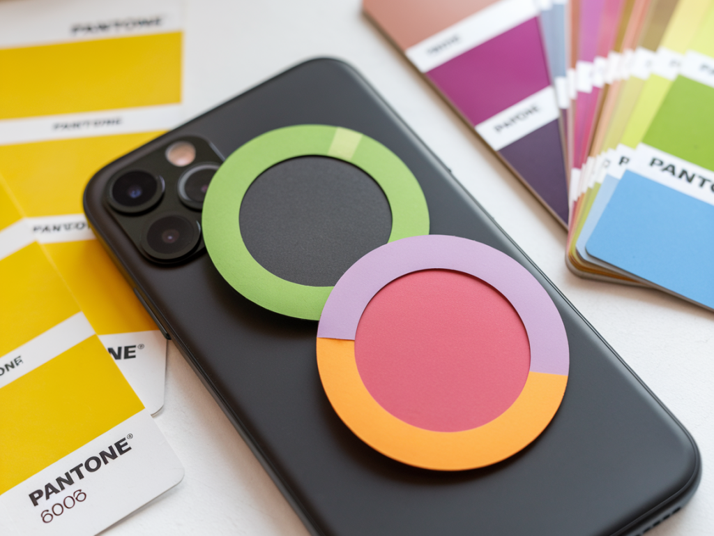 Wie du mit zwei selbstgemachten Farbfiltern und einer Smartphone‑Kamera präzise Pantone‑ähnliche Akzentfarben für Risographie extrahierst